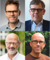 Thomas Vosegaard, Jørgen Skibsted, Niels Christian Nielsen, and Frans Mulder receive DKK 15 million for upgrading Nothern Europe’s most powerful NMR instrument and magnet. (Photo: AU Photo)